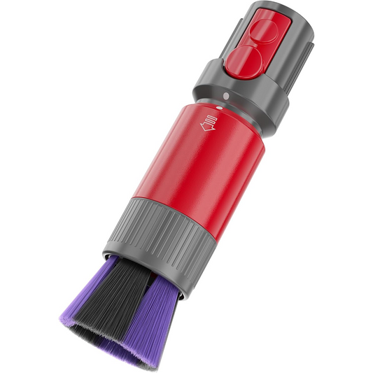 Dust Brush Compatible With Dyson V7, V8, V10, V11, V15 - Vacuum Cleaner Replacement Dusting Attachment Traceless & Ultra Soft Bristle, Scratch Free & Self-Cleaning, by Apex Essentials